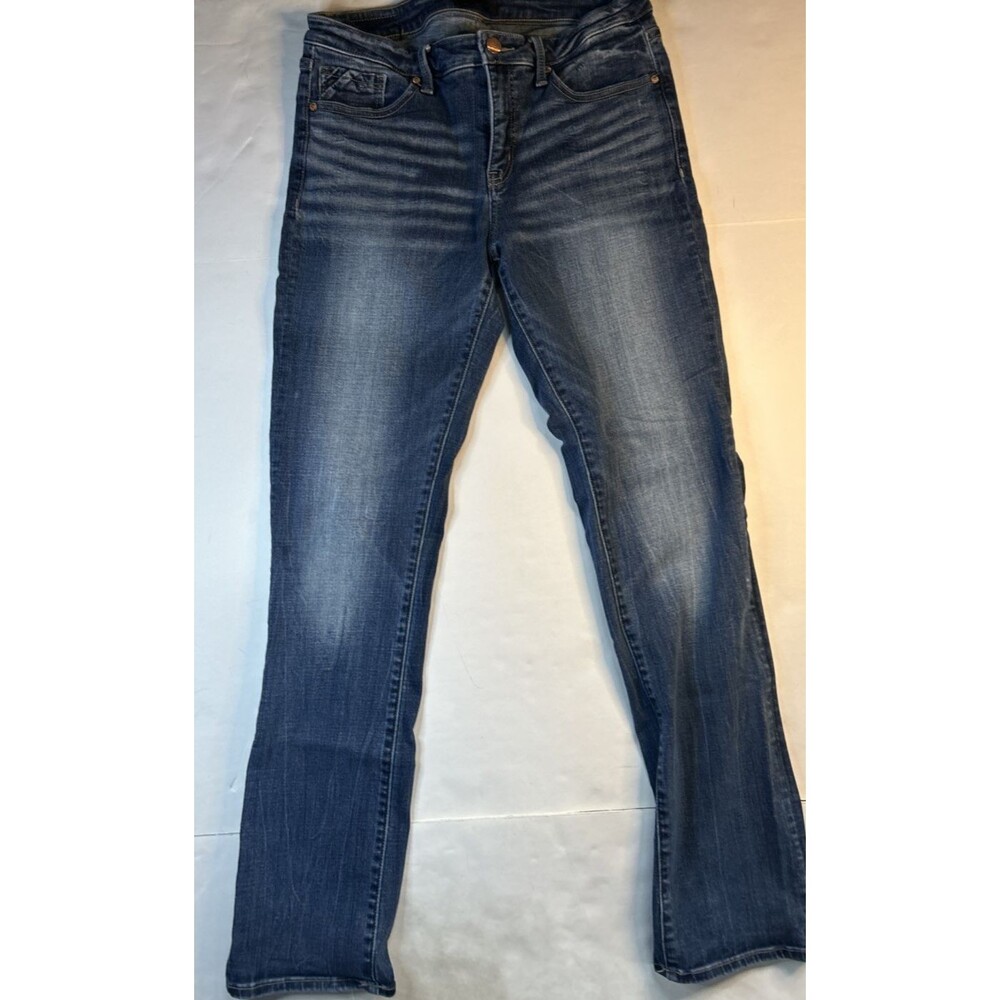 Buckle Black No 53 Women Jeans 30x32 Straight Stretch Dark Wash Streetwear